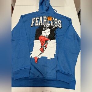 NWOT Chemistry “FEARLESS” Basketball Hoodie. 
Size L